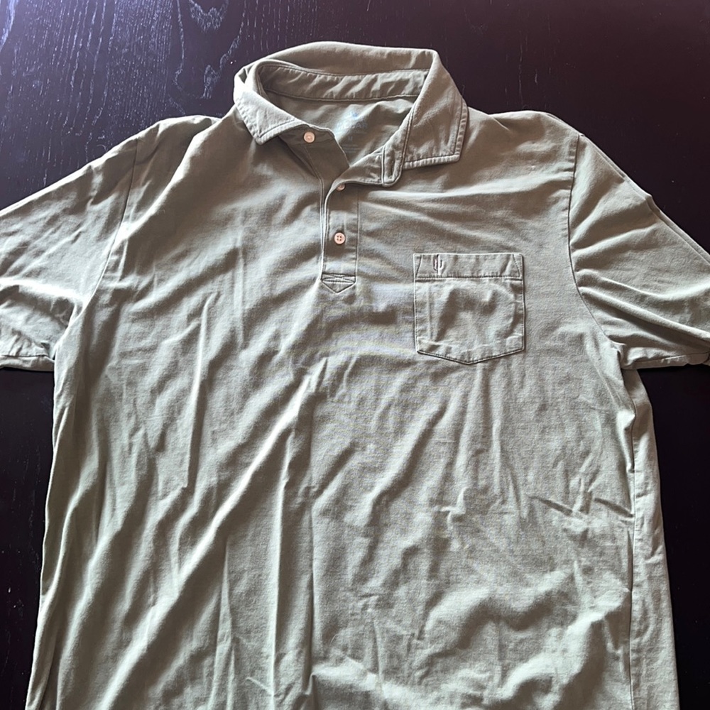 Green Peter Millar Polo
